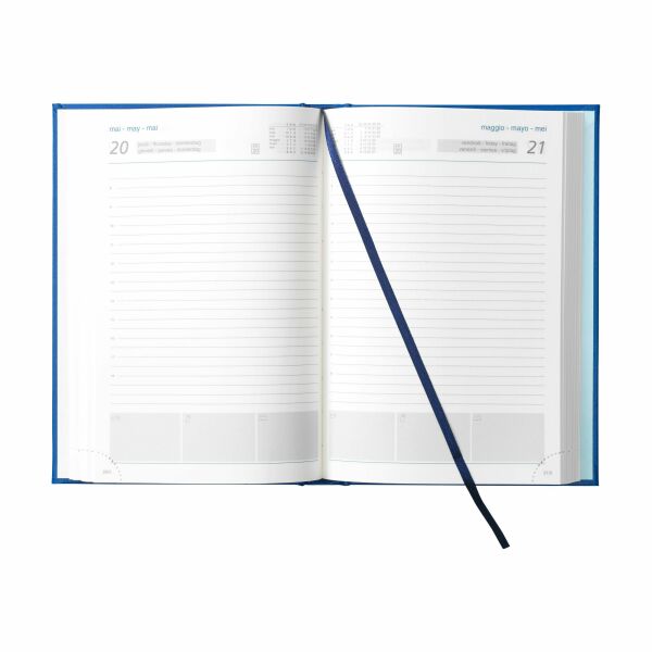 Eurotop Balacron Kalender 6-sprachig - kobaltblau Eurotop Balacron Kalender 6-sprachig - kobaltblau