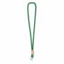 Polyester koord-keycord met bamboe plaatje