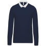 Rugbypolo Navy / White 5XL