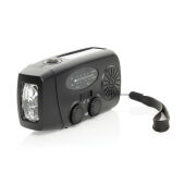 RescueWave noodradio van RCS gerecycled plastic, zwart