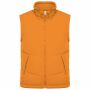 Met fleece gevoerde bodywarmer orange XS