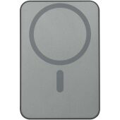 Avis 10.000 mAh RCS powerbank van gerecycled aluminium met magnetische aansluiting - Donkermetaal Avis 10.000 mAh RCS powerbank van gerecycled aluminium met magnetische aansluiting - Donkermetaal