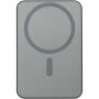 Avis 10.000 mAh RCS powerbank van gerecycled aluminium met magnetische aansluiting - Donkermetaal
