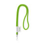 Polyester 2-kleurige koord-lanyard met full color label