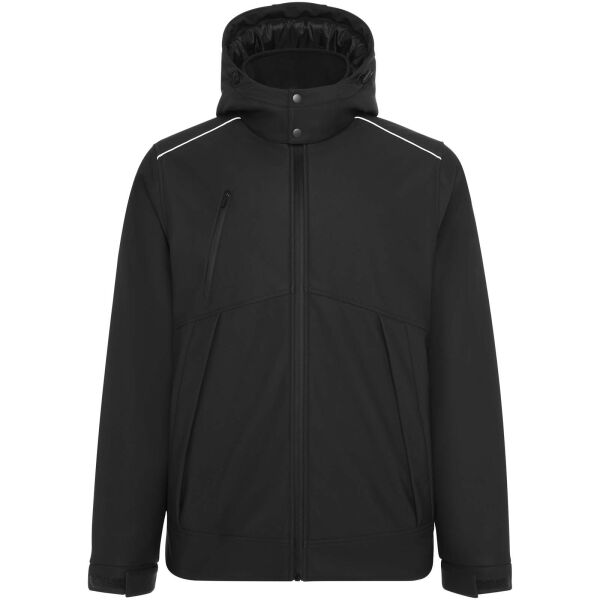 Emin gewatteerde unisex thermoparka - Zwart - 3XL Emin gewatteerde unisex thermoparka - Zwart - 3XL