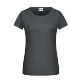 Ladies' Basic-T black-heather XXL
