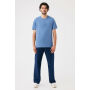 IQONIQ Brett gerecycled katoen t-shirt, moon blue (L)