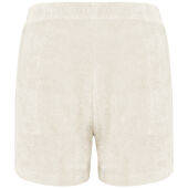 Ecologische badstof meisjesshort Ivory 10/12 jaar