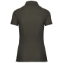 Damespolo korte mouwen Dark Khaki XS Damespolo korte mouwen Dark Khaki XS