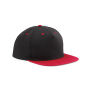 5 Panel Contrast Snapback Cap black / classic red one size
