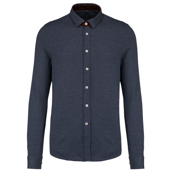 Jacquard overhemd lange mouwen Jacquard overhemd lange mouwen