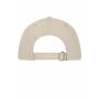 6 Panel Dad Cap Organic Cotton sandstone one size