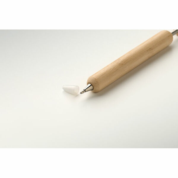 STARPEN - Bamboe balpen ster detail - Hout STARPEN - Bamboe balpen ster detail - Hout