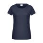Ladies' Basic-T navy S