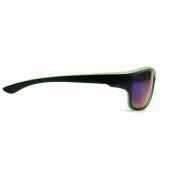 YUMA - Gespiegelde sportzonnebril UV400 - Limoen