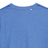 Iqoniq Manuel gerecycled katoen t-shirt ongeverfd, heather blue (S)