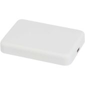 Acrab magnetische draadloze powerbank van 5000 mAh 15 W met 20 W PD van gerecycled plastic - Wit