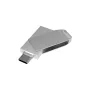 USB Stick Dual Twister-C 3.0 (Zilver, 128GB 3.0)