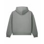 Fronter - Oversized rits hoodie in een gerecycled katoen blend - Misty Grey (XS)