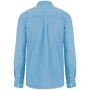 Ecologisch verwassen herenoverhemd washed cool blue S