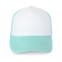 Trucker - Pet 5 panelen White / Pastel Cyan One Size