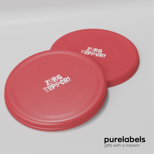Cadeautje zorgmedewerkers | Frisbee van gerecycled rPet | Zorgtopper