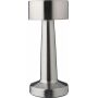 Metalen tafellamp Fiorella zilver