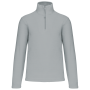 Enzo - Fleece met ritskraag Snow Grey 3XL