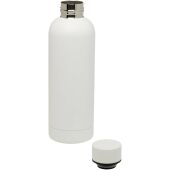 Spring 500 ml RCS-gecertificeerde gerecyclede roestvrijstalen koperen vacuümgeïsoleerde fles - Wit Spring 500 ml RCS-gecertificeerde gerecyclede roestvrijstalen koperen vacuümgeïsoleerde fles - Wit