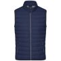 Men's Down Vest navy/silver 3XL