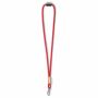 Polyester koord-keycord met bamboe plaatje