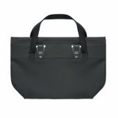 RIDE TOTE BAG - PU fiets boodschappentas 10L - Zwart