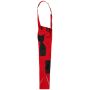 Workwear Pants with Bib - STRONG - GRS red/black 106