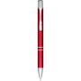 Moneta geanodiseerde aluminium balpen (blauwe inkt) - Rood