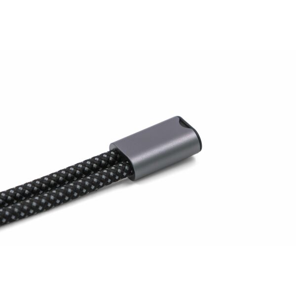 BrandCharger Lany Wristband Charge oplaadkabel gun metal BrandCharger Lany Wristband Charge oplaadkabel gun metal