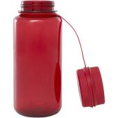 Ryder 900 ml RCS gecertificeerde RPET sportfles met multifunctioneel deksel - Rood