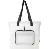 EcoFold RPET opvouwbare draagtas 16 l - Wit
