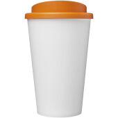 Americano® Eco 350 ml gerecyclede drinkbeker - Wit/Oranje Americano® Eco 350 ml gerecyclede drinkbeker - Wit/Oranje