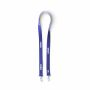 Polyester Pantone-gematchte zeefdruk keycord met 2 clips