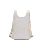 Gerecyclede rugzak met anti-diefstalzak op de achterkant. Pebble Grey / Ecume One Size