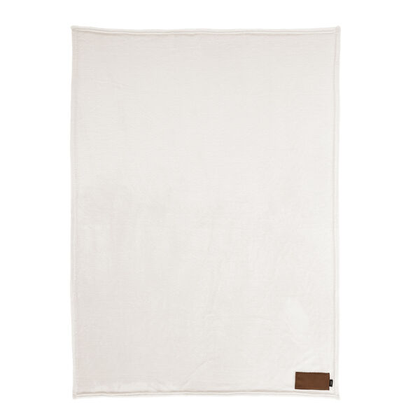 Fleece deken Van Eyck | rPET | 160×120 cm | Met PU label | Wit Fleece deken Van Eyck | rPET | 160×120 cm | Met PU label | Wit