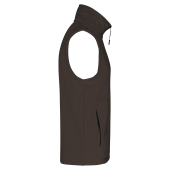 Bodywarmer van microfleece heren Chocolate 4XL