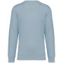 Ecologische uniseks sweater met ronde hals Aquamarine XXS