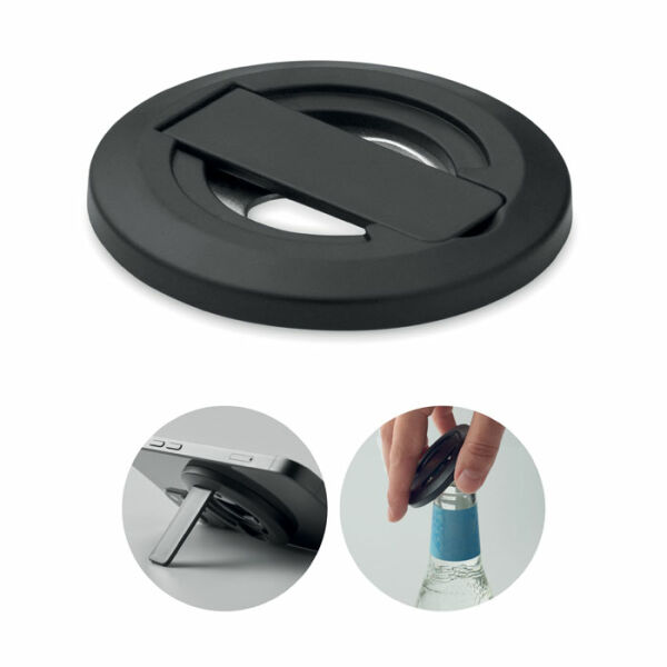 Magnetic Phone Holder with Bottle Opener