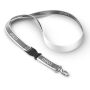 Afneembare polyester keycord met reflecterende overlay