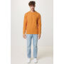 IQONIQ Zion gerecycled katoen sweater, sundial oranje (M)