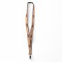 Zeefdruk lanyard van kurk en polyester