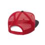 FOAM TRUCKER WITH WHITE FRONT, BLACK / WHITE / RED, One size, FLEXFIT