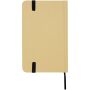 Reed A6 recycled hard cover notebook with plain pages - Solid black