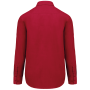 Overhemd in onderhoudsvriendelijk polykatoen-popeline heren Classic Red XS